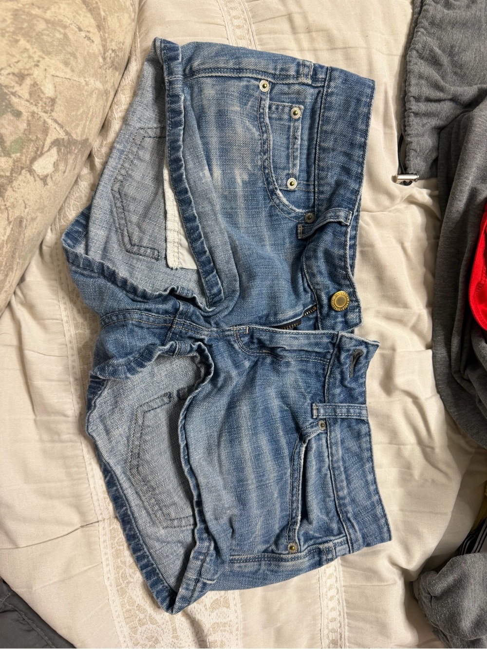 American Eagle Outfitters Light Blue Denim Jean Shorts
